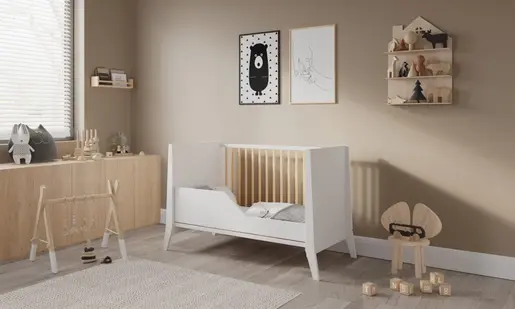 Lettino Cosmo 120X60 White Pine