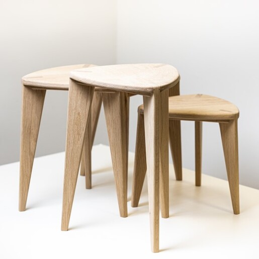 Meda furniture Drveni stоčići za dnevni boravak M