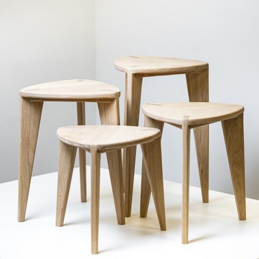 Meda furniture Drveni stоčići za dnevni boravak M