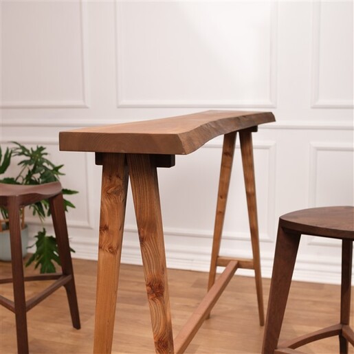 Meda furniture Drveni barski sto Live edge