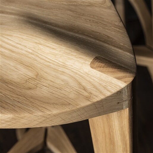 Meda furniture Drvena barska stolica Terca Hrast