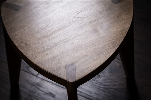 Meda furniture Drvena hoklica Terca L Orah