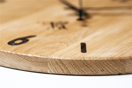 Meda furniture Veliki drveni sat zidni