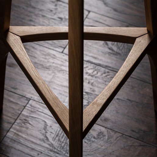 Meda furniture Drvena barska stolica Hrast ravna