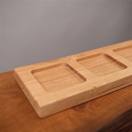 Meda furniture Trio hrast – Drvena činija od punog hrasta