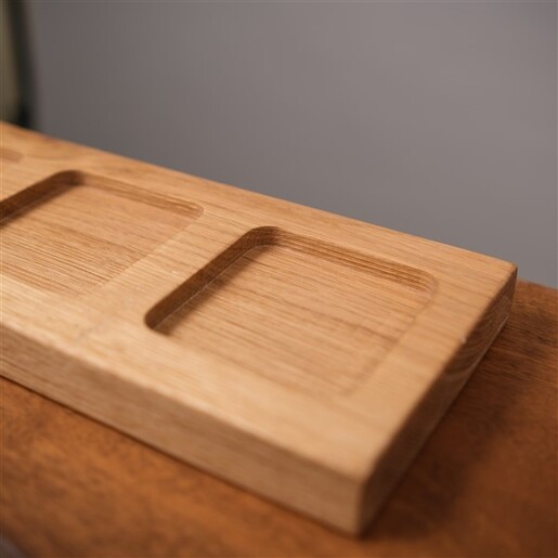 Meda furniture Trio hrast – Drvena činija od punog hrasta