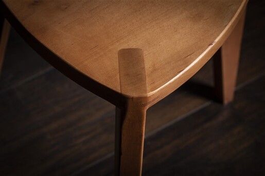 Meda furniture Drvena hoklica Terca M Trešnja