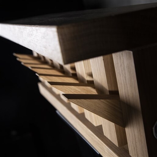 Meda furniture Drveni čiviluk za zid Piano