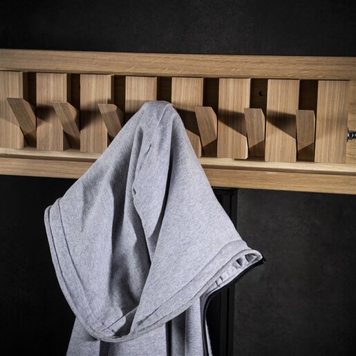 Meda furniture Drveni čiviluk za zid Piano