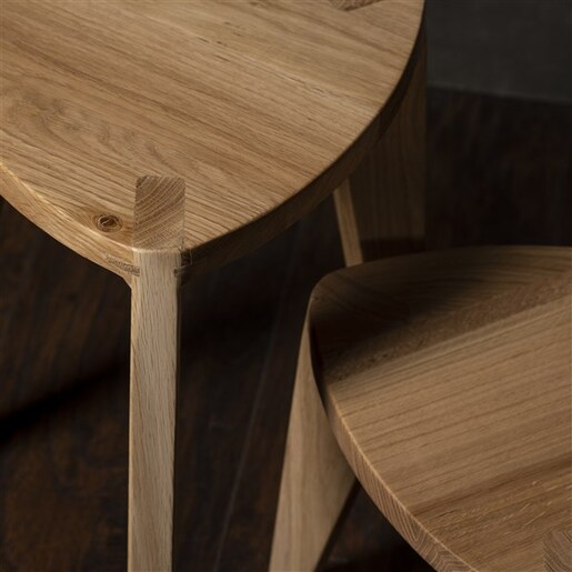 Meda furniture Stočići od drveta Hrast M (set)