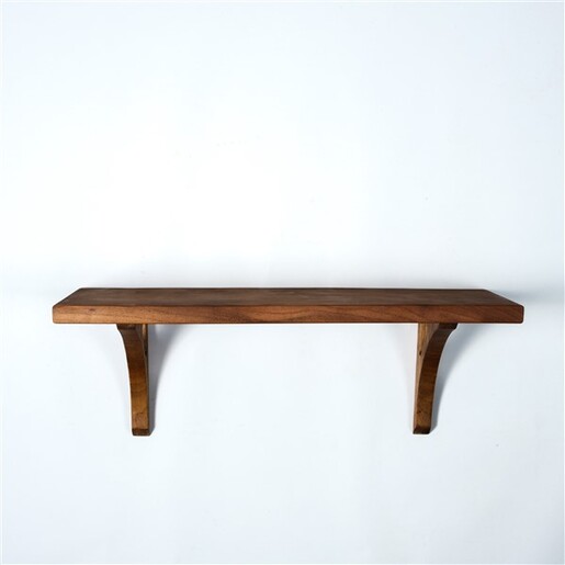 Meda furniture Drvena Polica orah