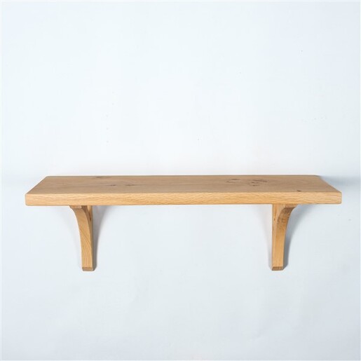 Meda furniture Drvena Polica hrast