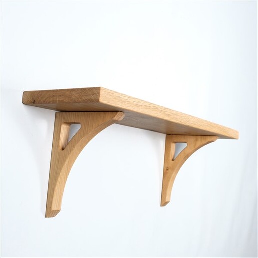 Meda furniture Drvena Polica hrast