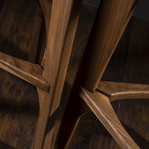 Meda furniture Drvena barska stolica Terca Orah