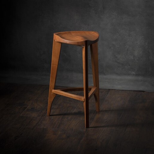 Meda furniture Drvena barska stolica Terca Trešnja