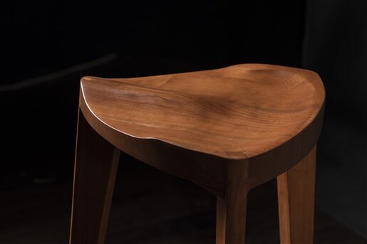 Meda furniture Drvena barska stolica Terca Trešnja