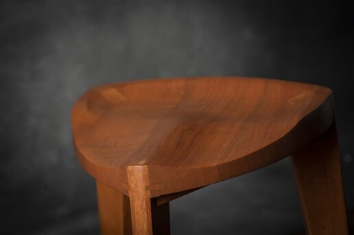 Meda furniture Drvena barska stolica Terca Trešnja