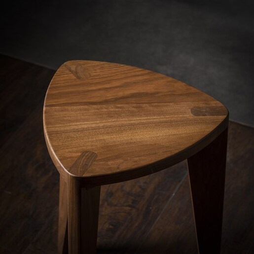 Meda furniture Drvena hoklica Orah M