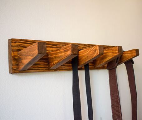 Meda furniture Drveni čiviluk za zid Beli bor