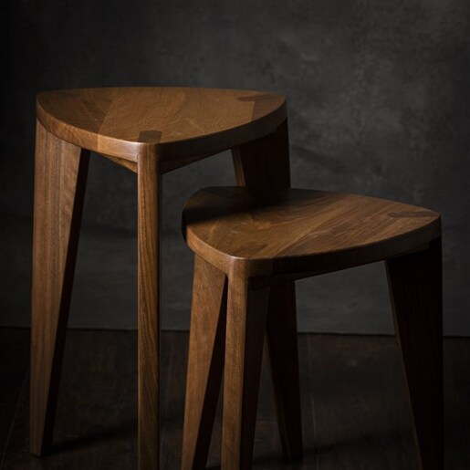 Meda furniture Stočići od drveta Orah M (set)