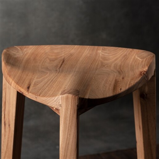 Meda furniture Drvena barska stolica Brest 40cm