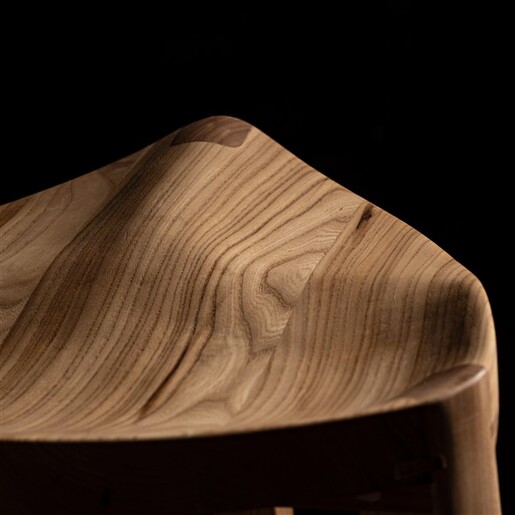 Meda furniture Drvena barska stolica Brest 40cm