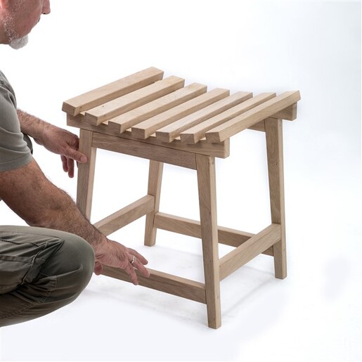 Meda furniture Stolica za kupatilo Hrast