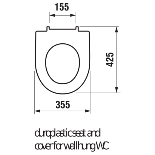 Jika Lyra Plus White  WC daska sa šarkama od nerđajućeg čelika 8.9338.4.300.063.1