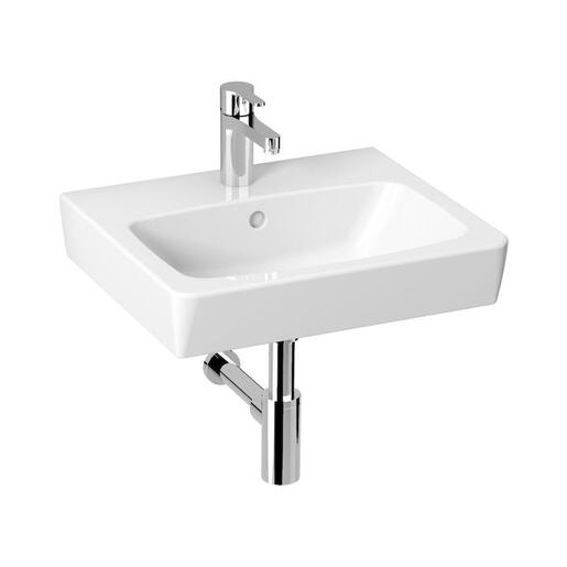 Jika Lyra Plus White umivaonik (lavabo) 50x43x1,7 konzolni sa rupom za bateriju i sa prelivom 8.1038.0.000.104.1