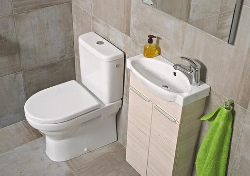 Jika Tigo White umivaonik (lavabo) 45x23,5x0,55 konzolni sa rupom za bateriju desno i sa prelivom 8.1521.2.000.106.1