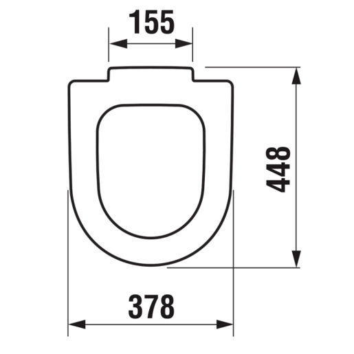 Jika Mio White WC daska 8.9271.1.300.000.1