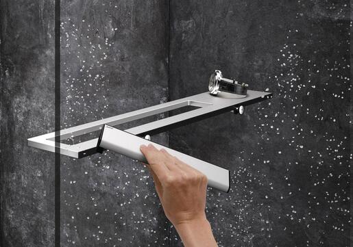 Huppe Select+ Wiper Matt Chrome čistač stakla za tuš kabine i paravane sa kačaljkom SL2501.087