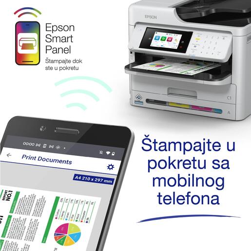 Epson multifunkcijski inkjet štampač WorkForce Pro WF-M5890DWF, C11CK23401