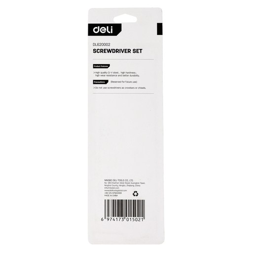 DELI Set odvijača 2kom EDL620002