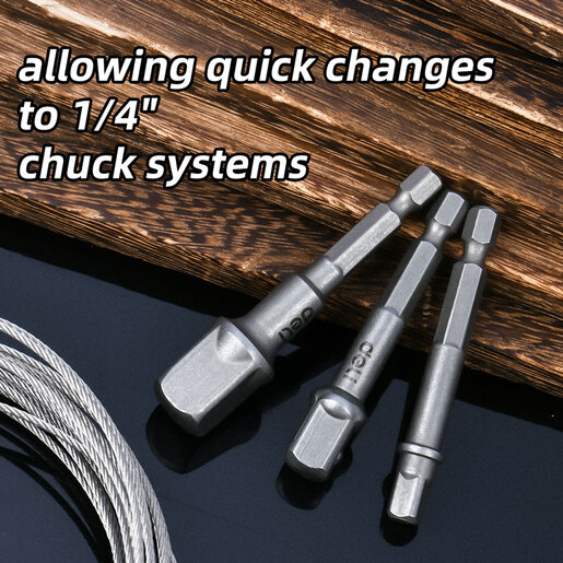 DELI Adapteri za nasadne ključeve 3kom/set EDL110002