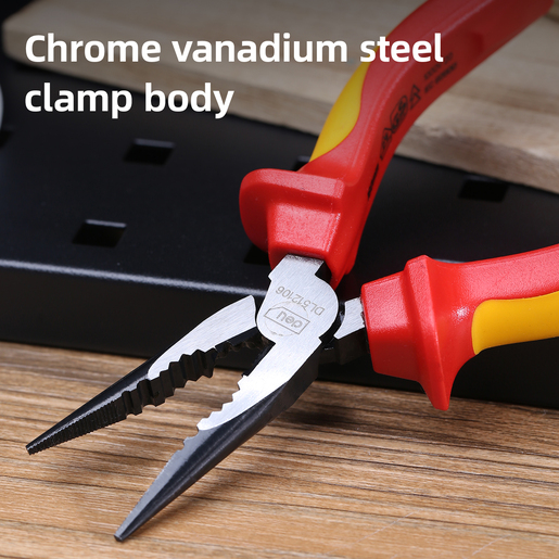 DELI Špicasta klešta VDE prava 160mm EDL512106