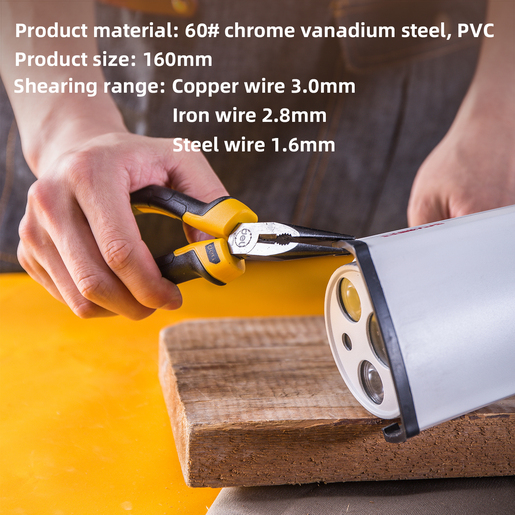 DELI Špicasta klešta Standard 160mm EDL2106Z