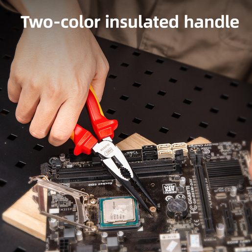 DELI Špicasta klešta VDE prava 180mm EDL512108