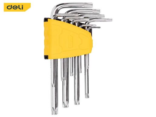 DELI Set dugih torx ključeva DELI T10-T50, 9kom EDL3091