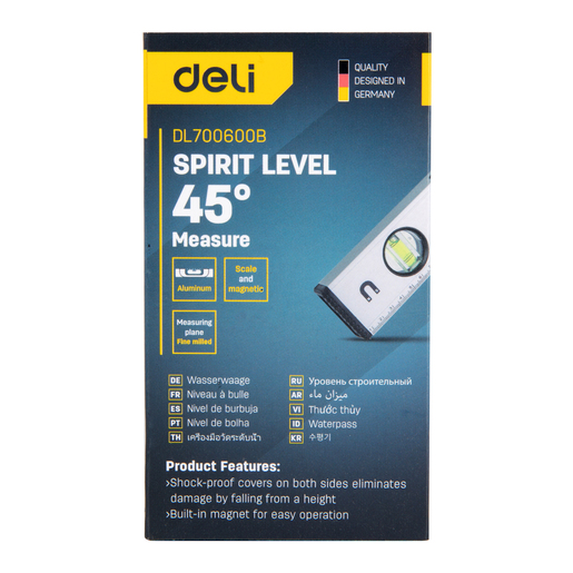 DELI Libela aluminijumska Ekonomik 600mm EDL700600B