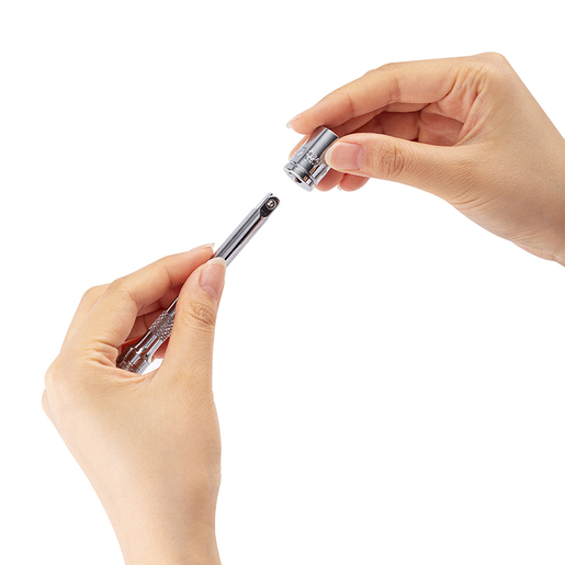 DELI Set nasadnika sa račnom 1/4" 12 kom EDL0012T