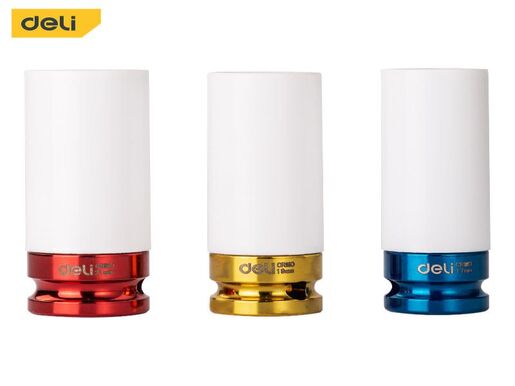 DELI Set nasadnika 1/2" 17-21mm 3kom  EDL2003Q