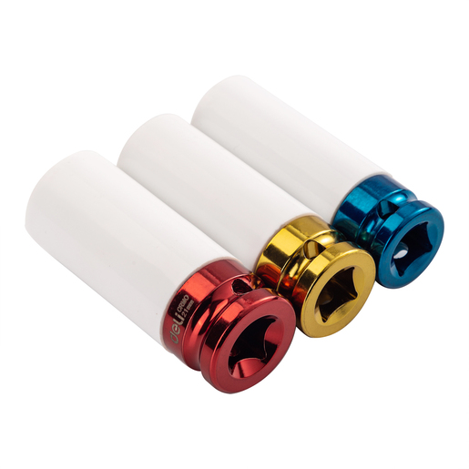 DELI Set nasadnika 1/2" 17-21mm 3kom  EDL2003Q