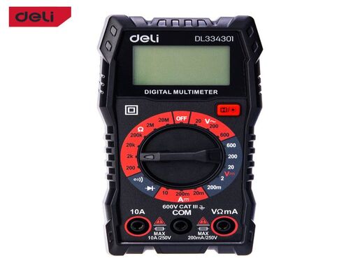 DELI Digitalni multimetar CATIII 600V EDL334301