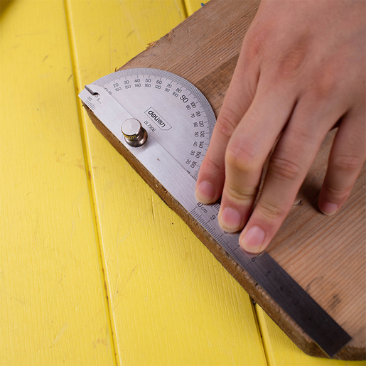 DELI Uglomer bravarski 0-180° 150mm DL7306