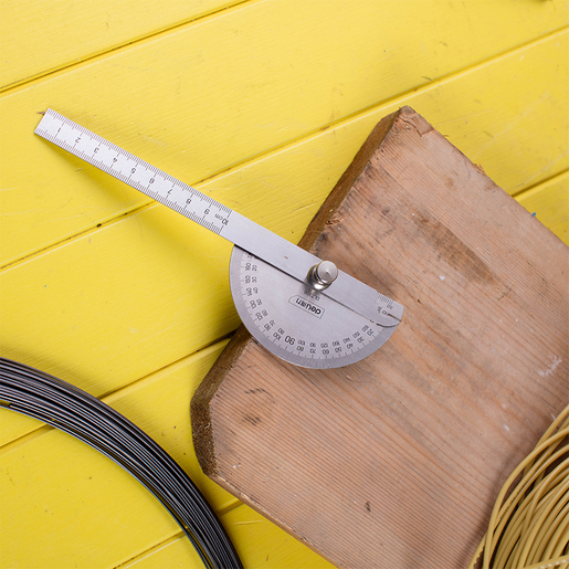 DELI Uglomer bravarski 0-180° 150mm DL7306