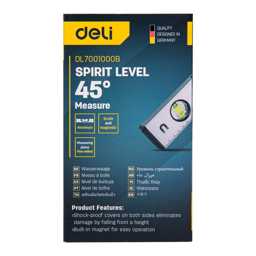 DELI Libela aluminijumska Ekonomik 1000mm EDL7001000B