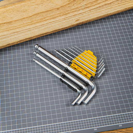 DELI Set dugih imbus ključeva sa kuglicom 1,5-10mm, 9kom EDL3088