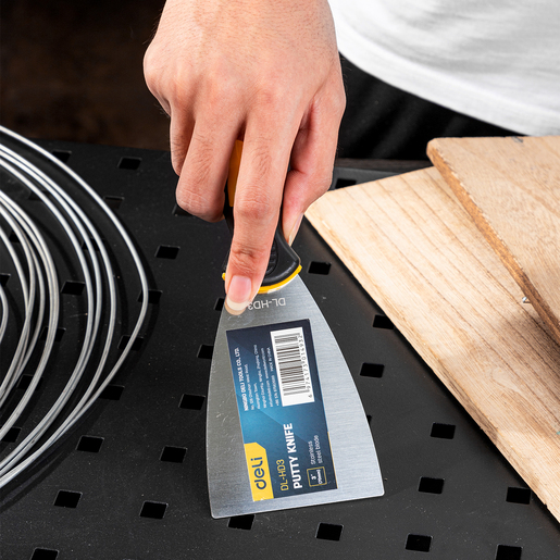 DELI Špahtla inox gumena drška 75mm EDL-HD3