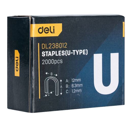 DELI U municija za klamerice 2000kom EDL238012